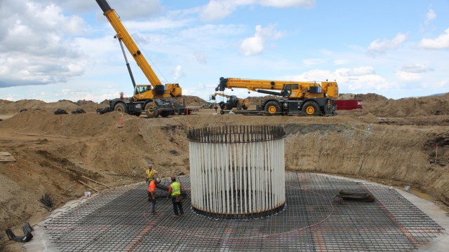 Eva Creek Wind Turbine Foundation