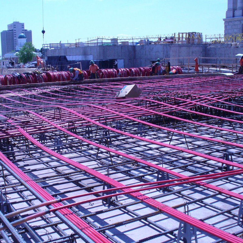 Seismic retrofit and addition of parking structure